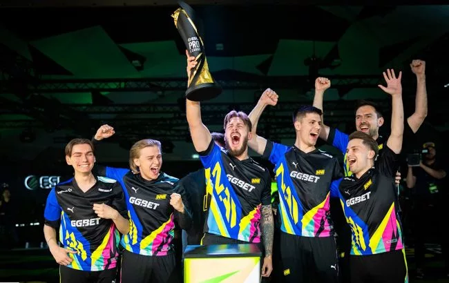 Украинская киберспортивная команда Natus Vincere (NAVI) стала чемпионом ESL Pro League Season 20 по игре Counter-Strike 2