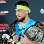 Украинский боец ​​Ярослав Амосов, бывший чемпион Bellator в полусреднем весе, официально завершил свои выступления после истечения контракта